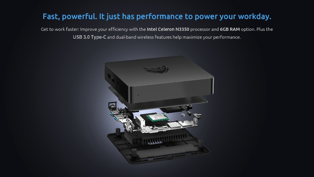 Mini ordenador de Oferta. BMAX-Mini ordenador B1 Plus