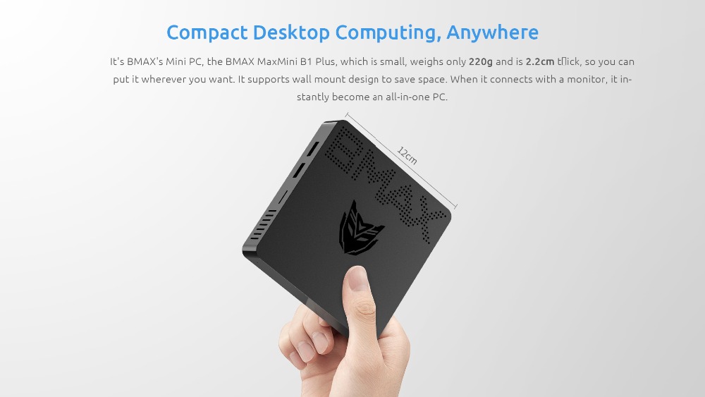 Descubre el Mini PC BMAX B1 Plus: Potencia y portabilidad en un dispositivo compacto, todo por solo 78€. Para pensarlo