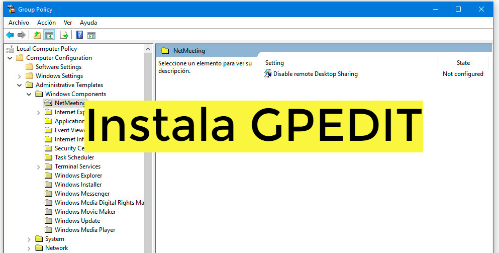 Cómo instalar gpedit en Windows: Guía paso a paso