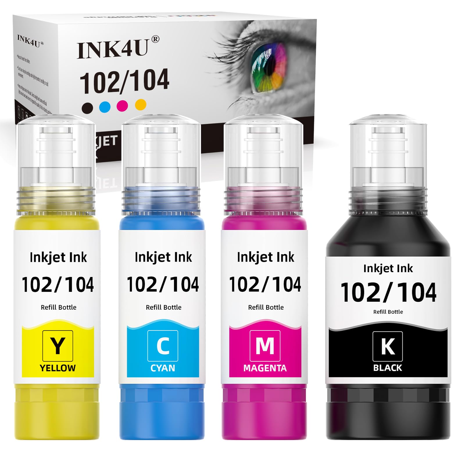 INK4U 104 102: La Tinta Compatible que Tu Epson EcoTank Necesita (¡Y a Precio de Oferta!)