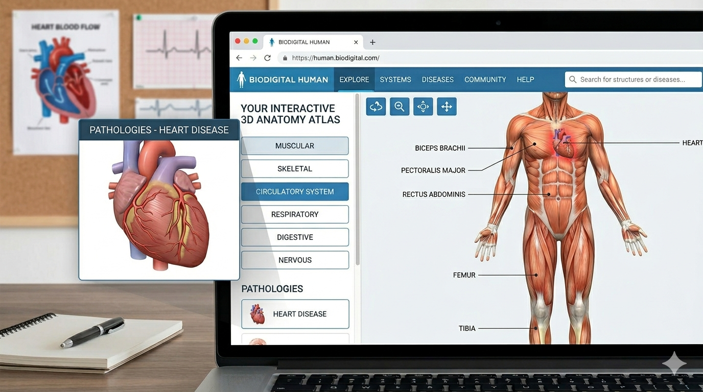 Descubre el cuerpo humano como nunca antes: la guía definitiva de BioDigital Human