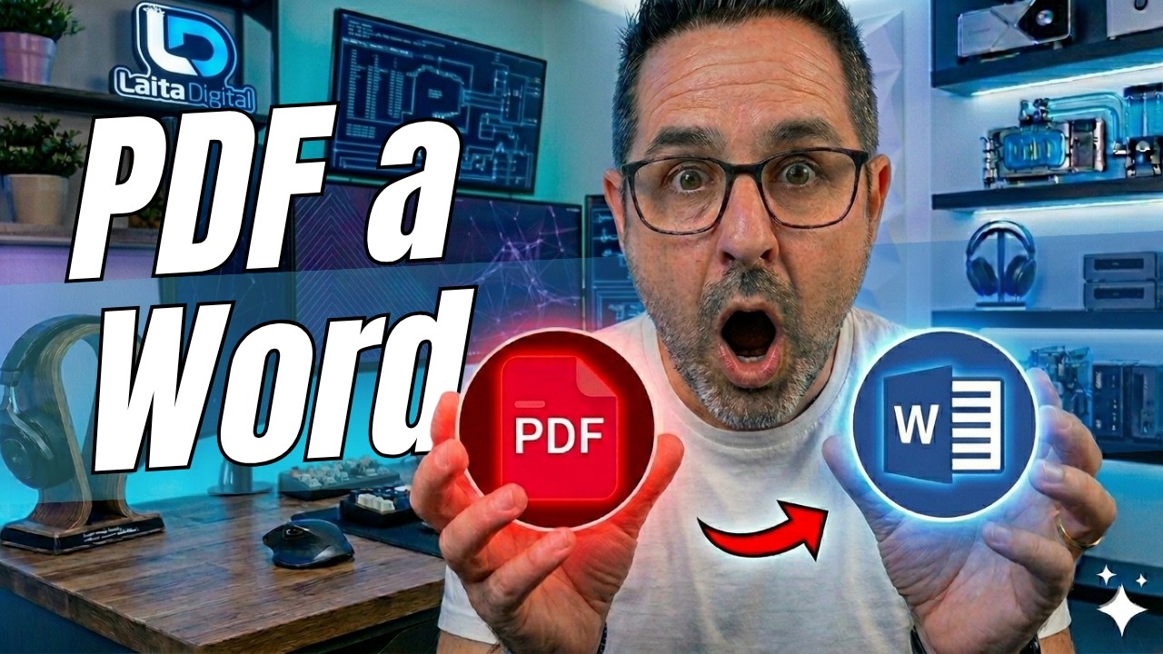 Cómo convertir un PDF a Word paso a paso