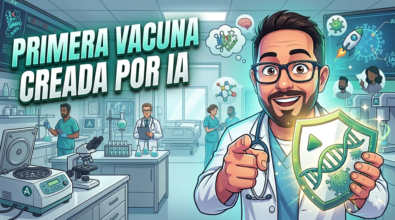 Cómo es la primera vacuna creada con IA y por qué supone un «cambio fundamental» ante futuras pandemias