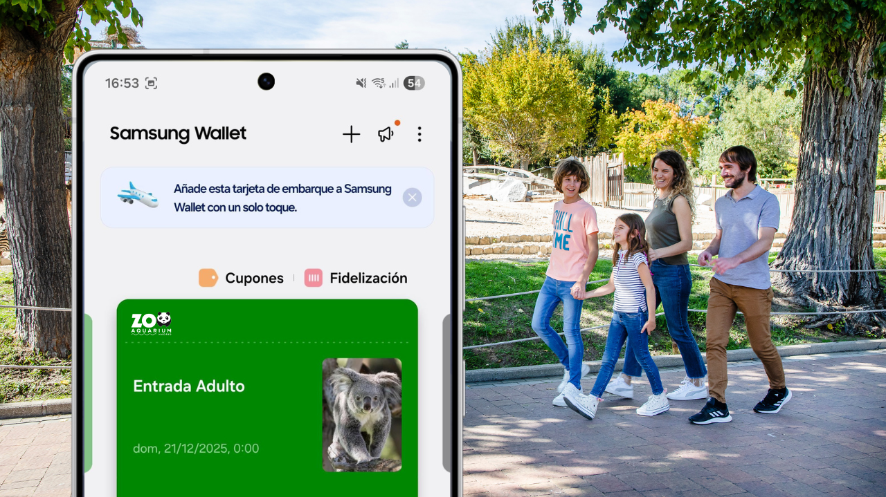 Del pago al acceso digital: Samsung Wallet se incorpora a las opciones de acceso digital de Parques Reunidos