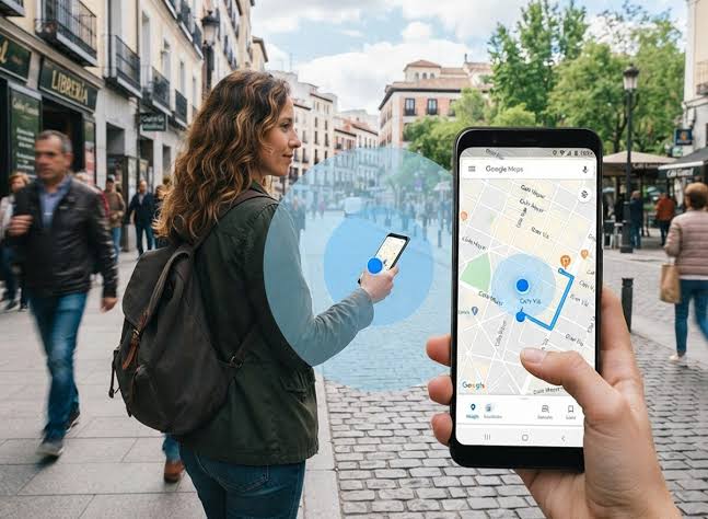Si el punto azul de Google Maps cambia de tamaño, te está dejando una pista sobre lo que ocurre en tu móvil
