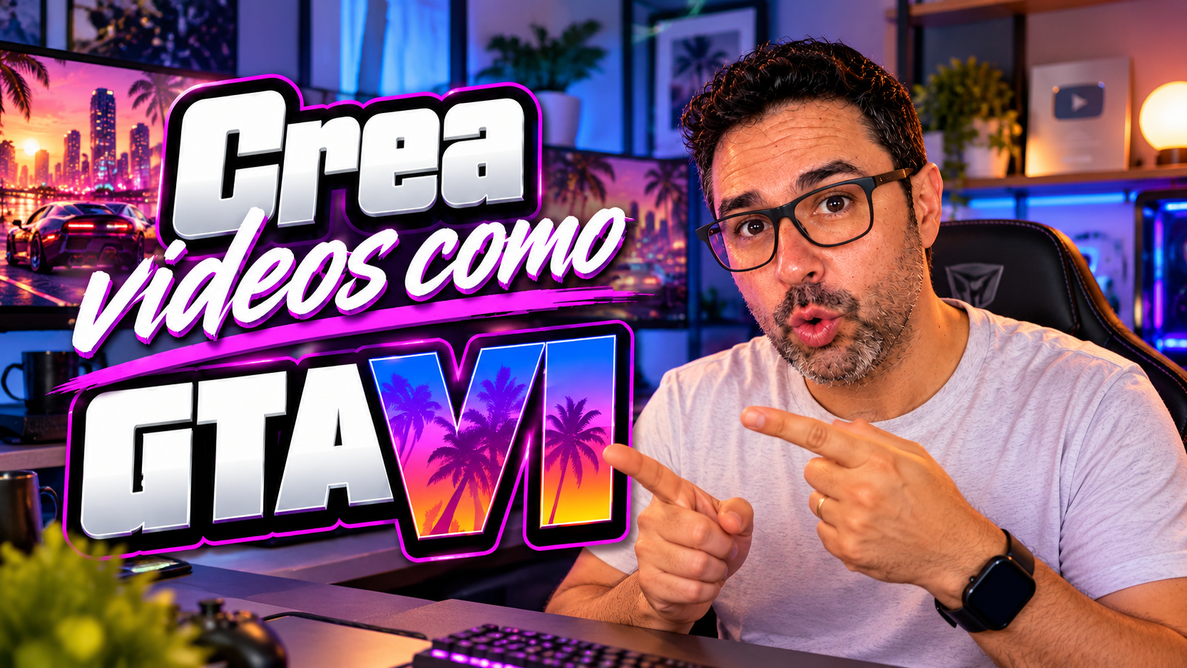GTA VI está a punto de salir, ¿y si creas tus propios vídeos del juego con tu toque personal?