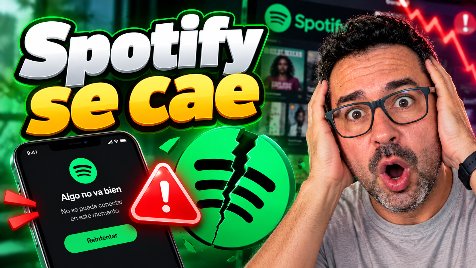Caída masiva de Spotify deja en silencio a miles de usuarios en España