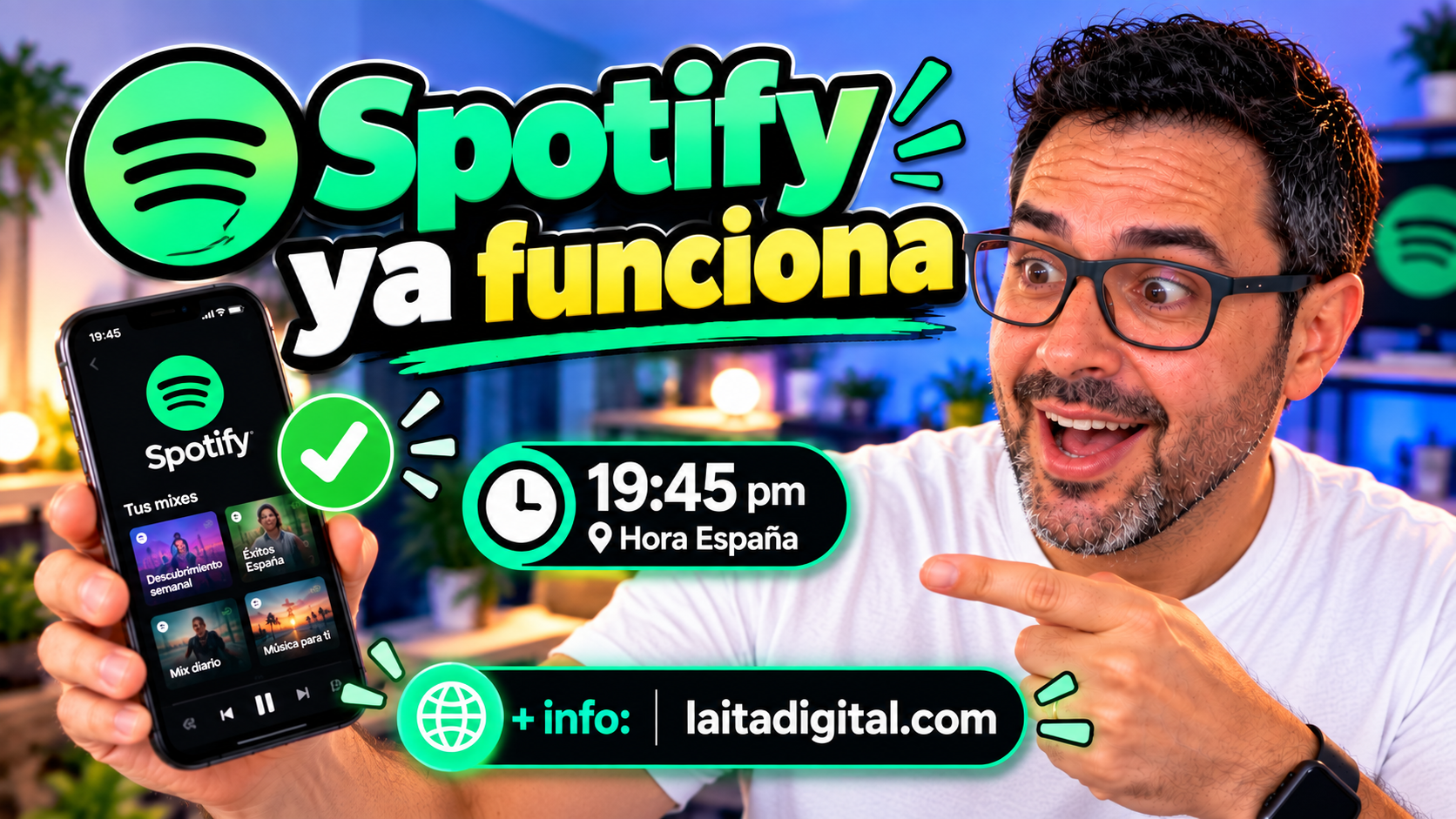 Spotify restablece su servicio tras una caída masiva que dejó en silencio a miles de usuarios