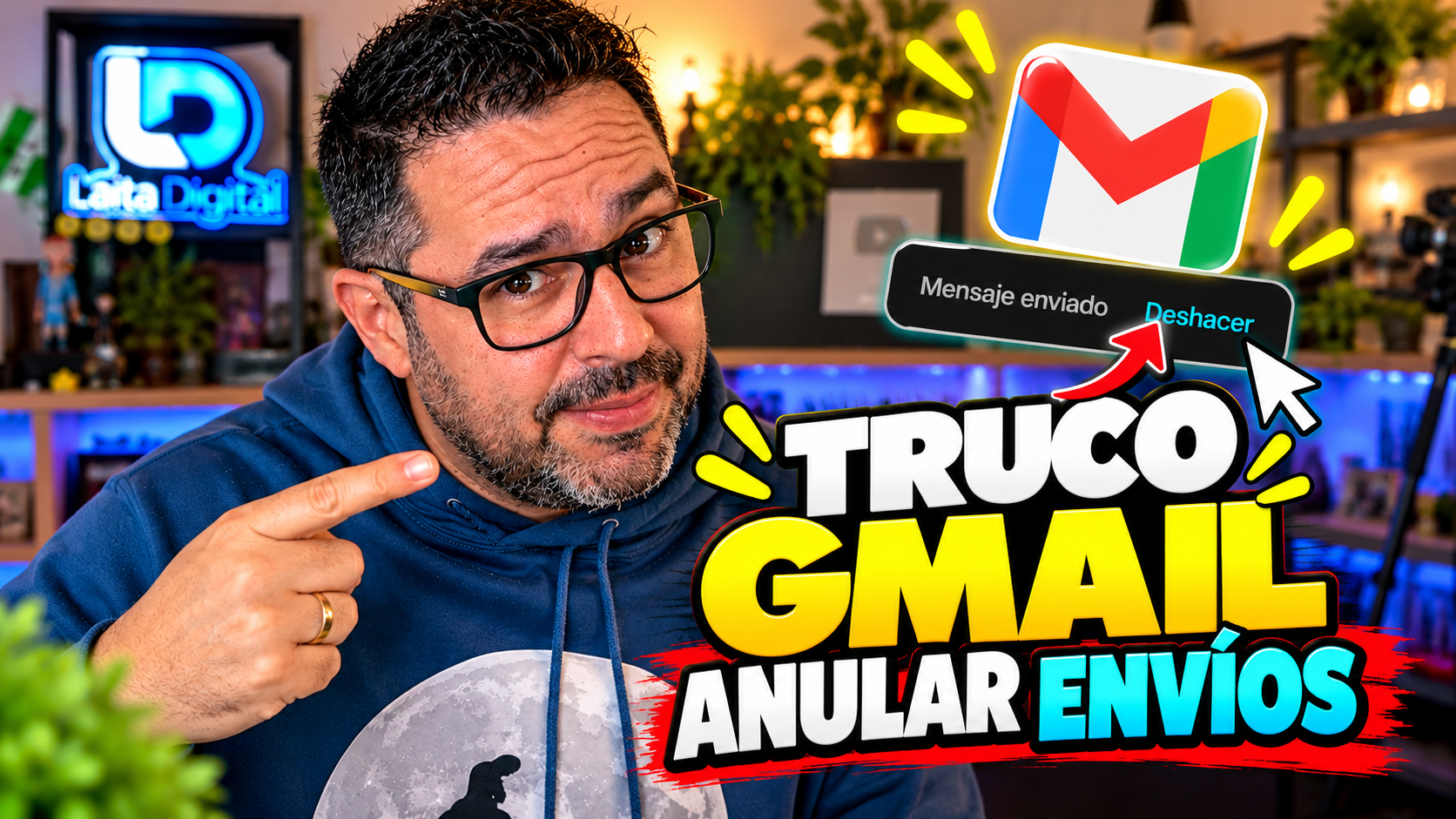 Cómo cancelar el envío de un correo en Gmail (aumenta el tiempo para deshacer el envío a 30 segundos)